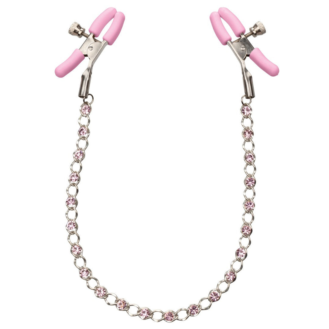 CALEXOTICS - LYSERØDE KRYSTAL NIPPLE CLAMPS