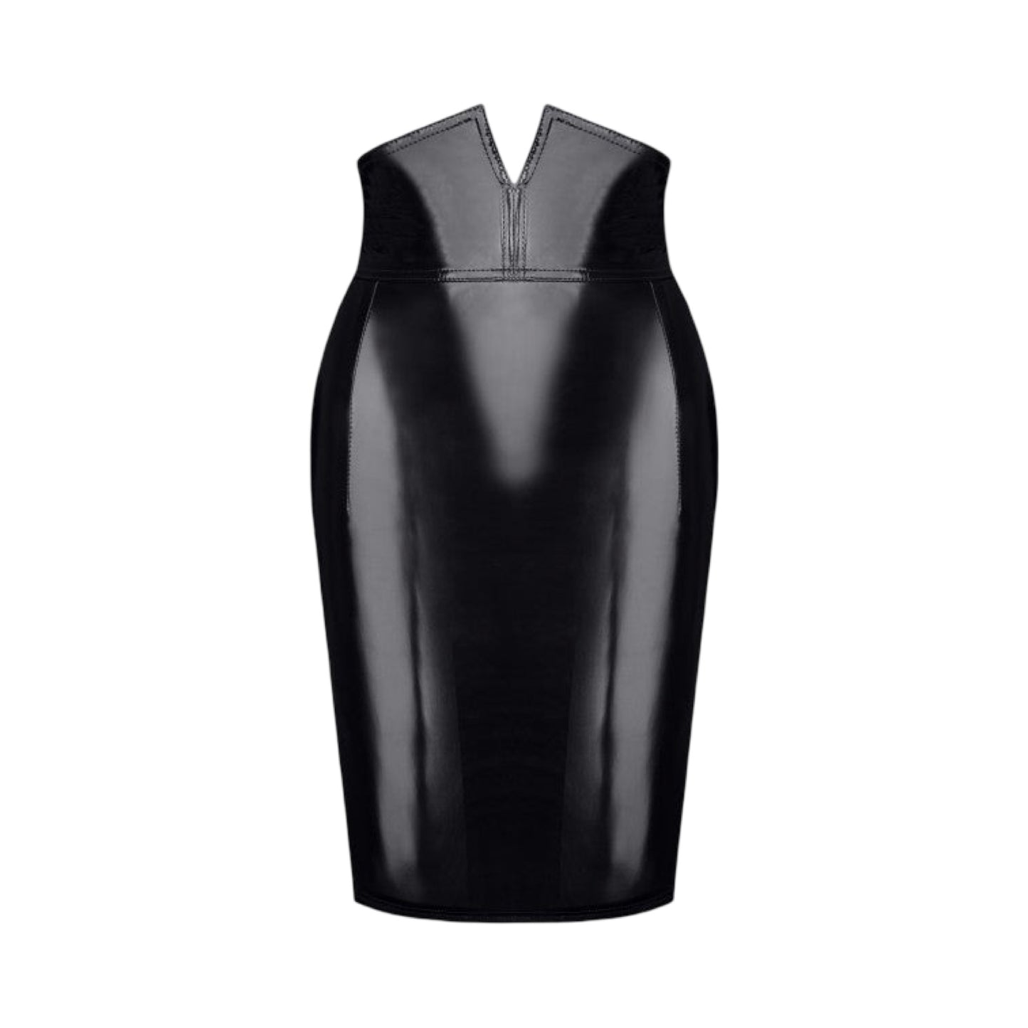 DEMONIQ - FINJA VINYL PENCIL SKIRT