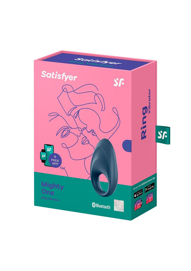 SATISFYER - MIGHTY ONE APP-STYRET PENISRING