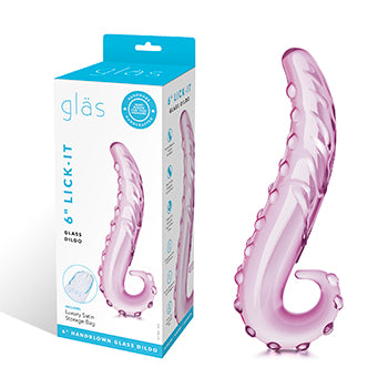 GLÄS - LICK IT TENTAKEL GLAS DILDO