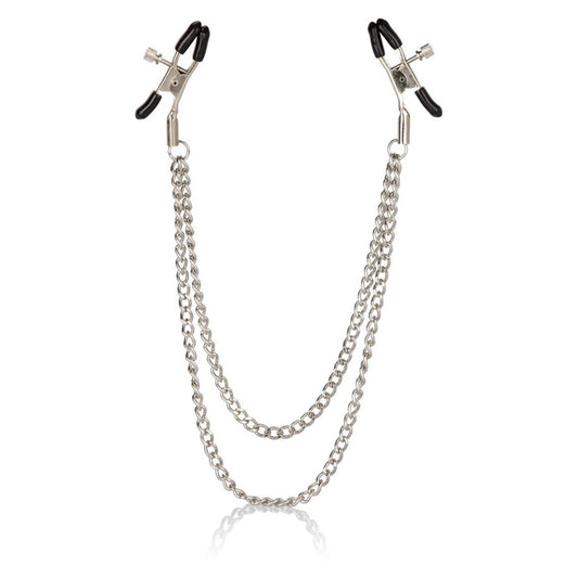 CALEXOTICS - KLEMMER MED DOBBELT KÆDE