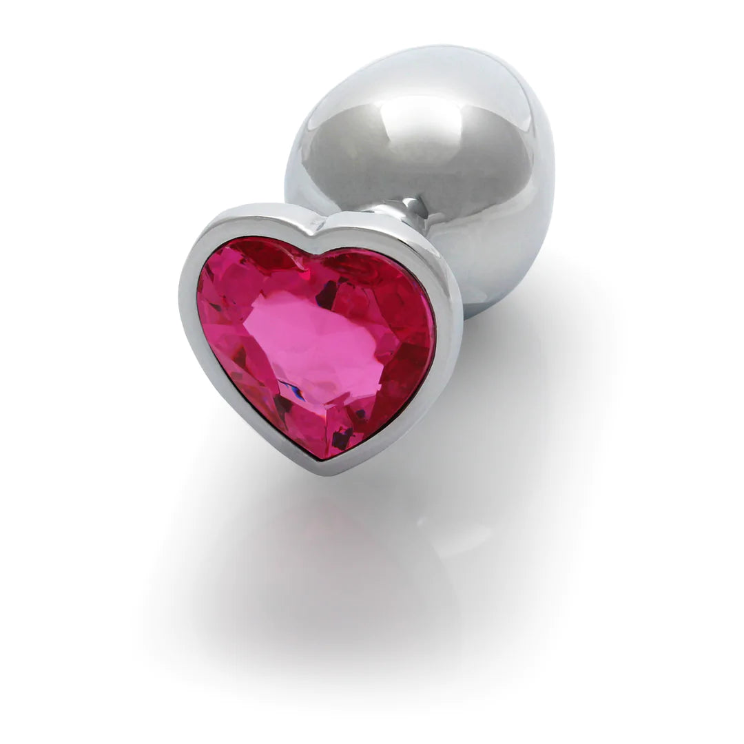 OUCH! - MEDIUM HEART GEM BUTT PLUG