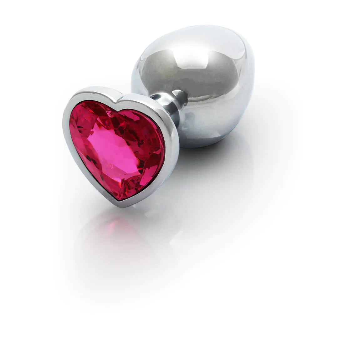OUCH! - MEDIUM HEART GEM BUTT PLUG