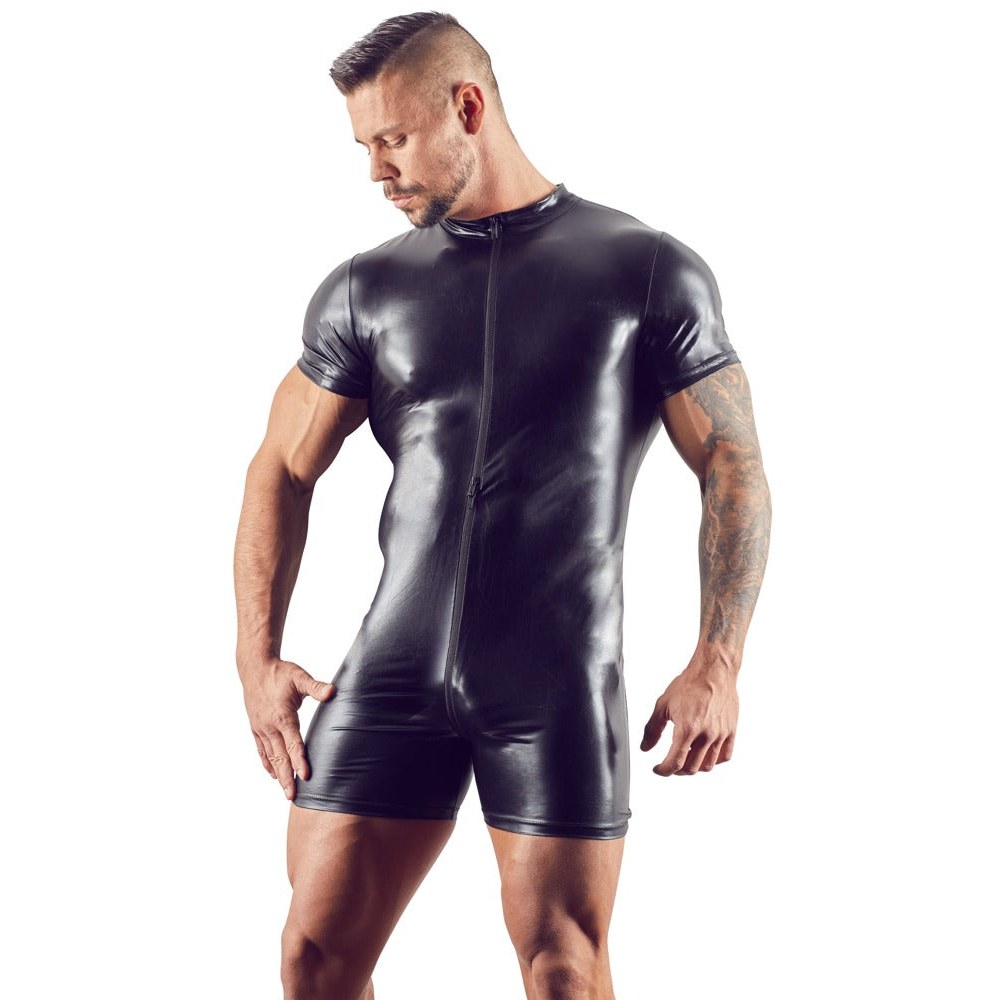 SVENJOYMENT - WETLOOK PLAYSUIT