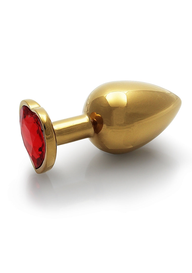 OUCH! - MEDIUM HEART GEM BUTT PLUG