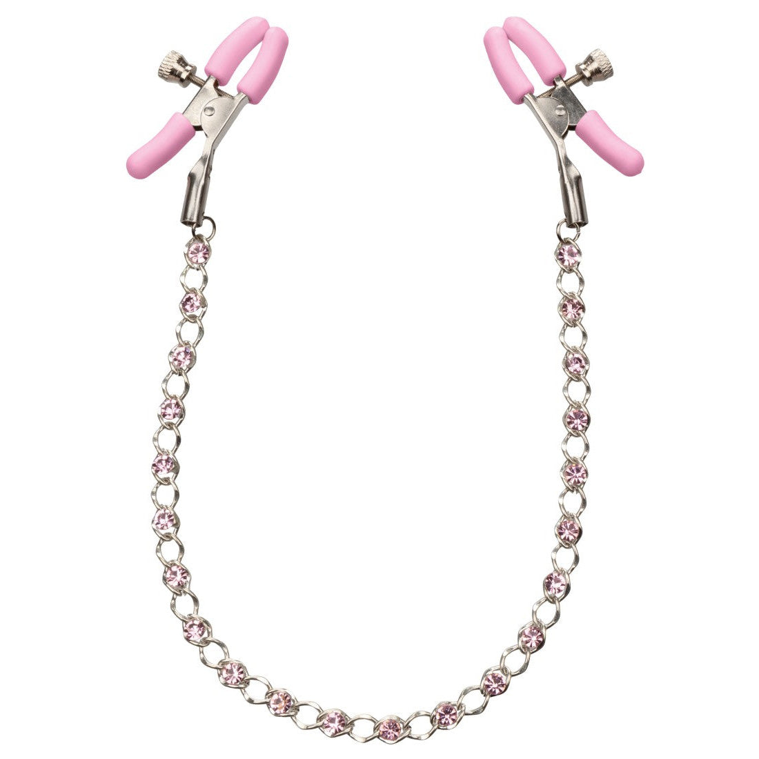 Pink Crystal Nipple Clamps