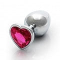 OUCH! - LARGE HEART GEM BUTT PLUG
