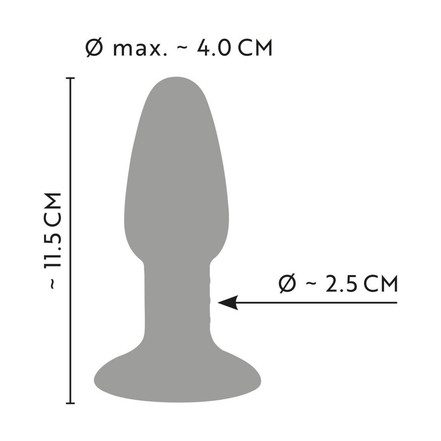 COLORFUL JOY - TRICOLOR BUTTPLUG