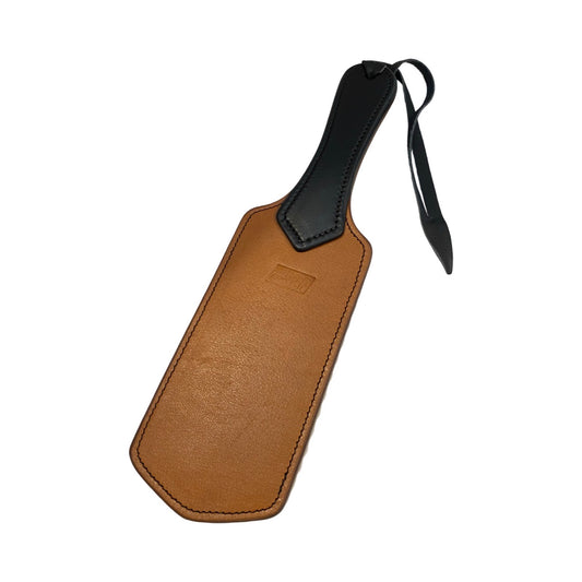 MCHURT - FULL SIZE LÆDER PADDLE I BRUN