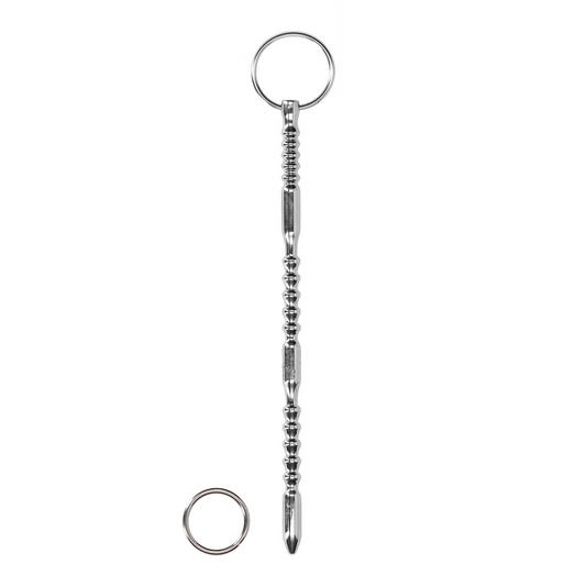 Ouch - Stainless Steel Ribbed Sounding Dilator 9 mm