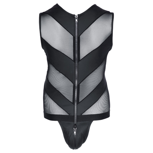 CHEVRON JOCKSTRAP PLAYSUIT